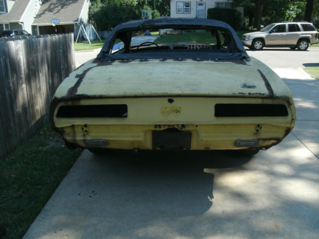 1969 Yellow Chevrolet Camaro Coupe