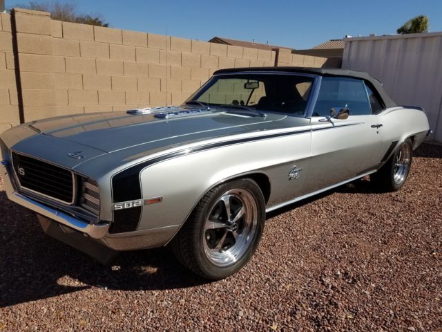 1969 Cortez Silver Chevrolet Camaro Convertible