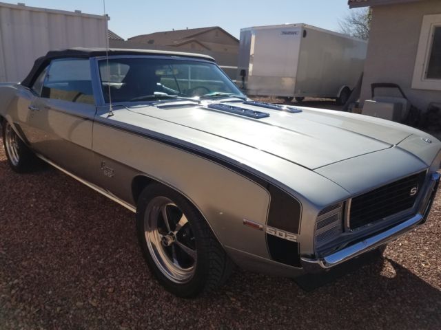 1969 Cortez Silver Chevrolet Camaro Convertible