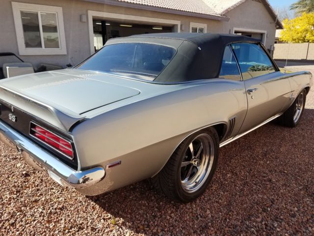 1969 Cortez Silver Chevrolet Camaro Convertible