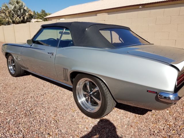 1969 Cortez Silver Chevrolet Camaro Convertible