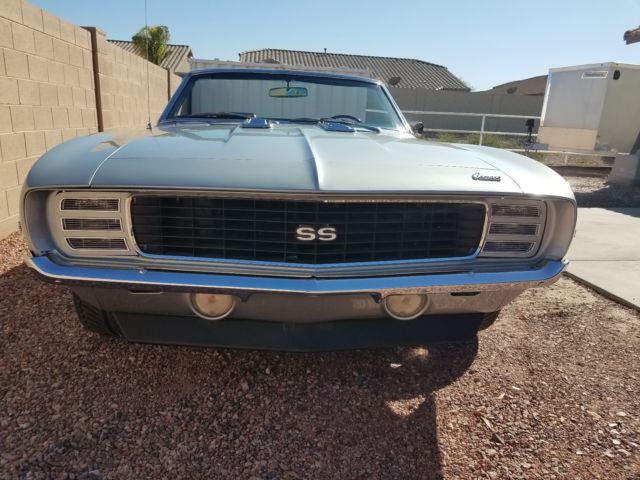 1969 Cortez Silver Chevrolet Camaro Convertible