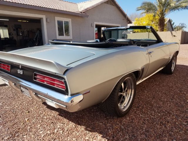 1969 Cortez Silver Chevrolet Camaro Convertible