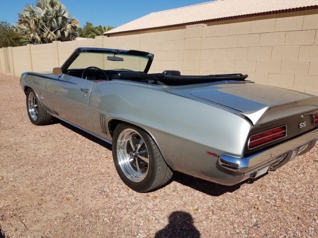 1969 Cortez Silver Chevrolet Camaro Convertible
