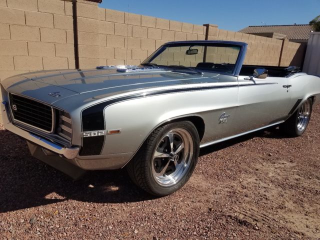 1969 Cortez Silver Chevrolet Camaro Convertible