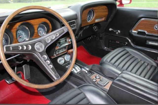 1969 Candy Apple Red Ford Mustang Fastback