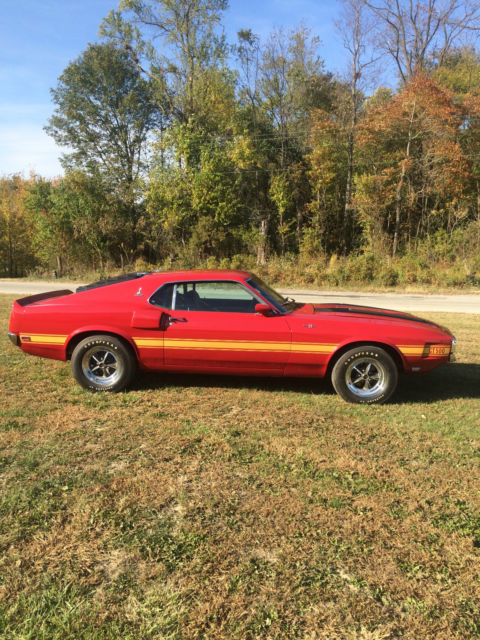 1969 Candy Apple Red Ford Mustang Fastback