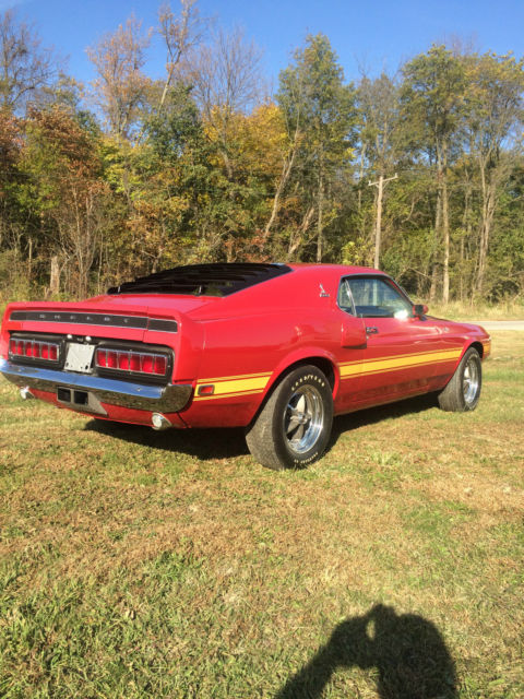 1969 Candy Apple Red Ford Mustang Fastback