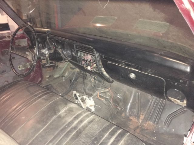 1969 Burgundy Chevrolet Chevelle Coupe
