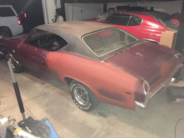 1969 Burgundy Chevrolet Chevelle Coupe