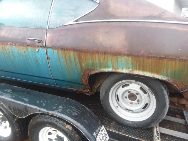 1969 Blue Chevrolet Chevelle Coupe