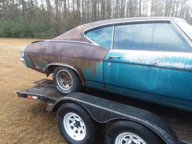 1969 Blue Chevrolet Chevelle Coupe