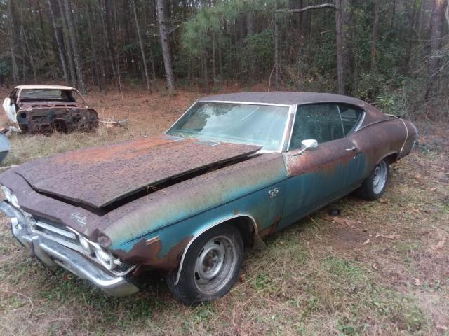 1969 Blue Chevrolet Chevelle Coupe