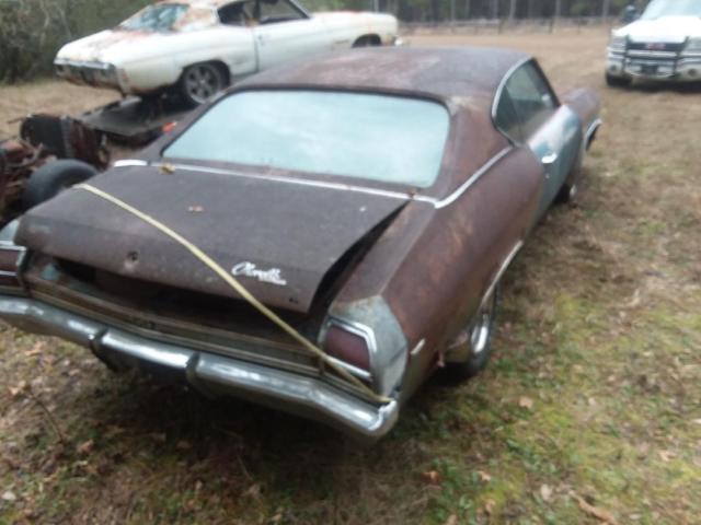 1969 Blue Chevrolet Chevelle Coupe