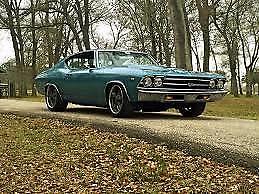 1969 Blue Chevrolet Chevelle Coupe