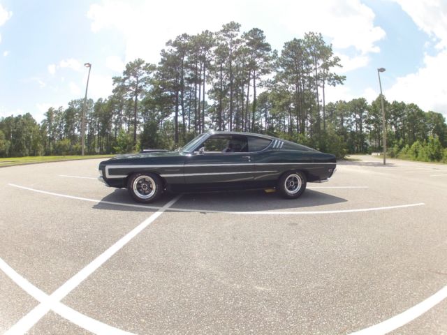 1969 Green Ford Torino Fastback
