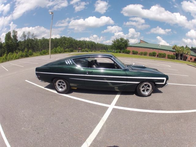 1969 Green Ford Torino Fastback