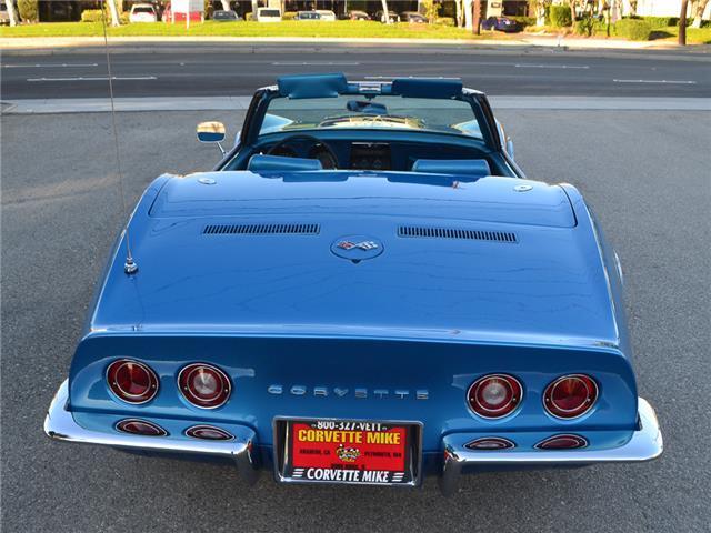 1969 Blue Chevrolet Corvette --