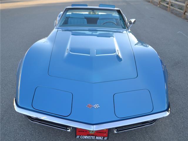 1969 Blue Chevrolet Corvette --