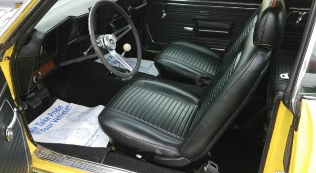 1969 Yellow Chevrolet Camaro