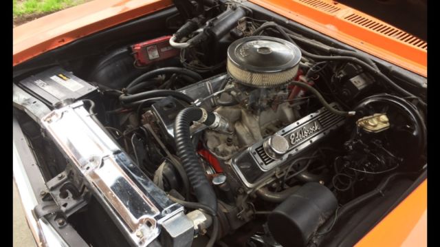 1969 Classic Orange Chevrolet Nova Coupe