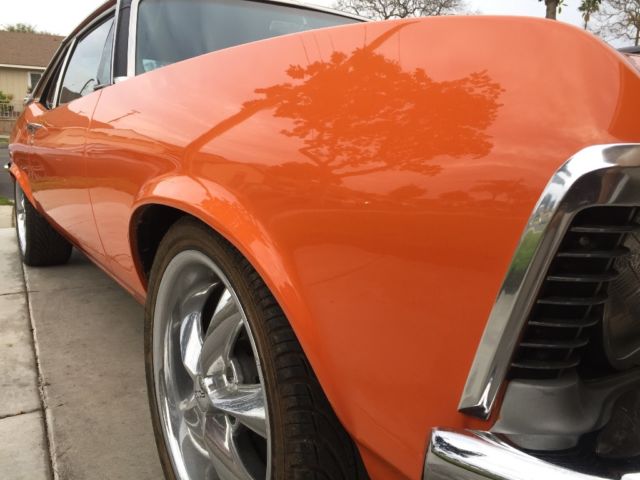 1969 Classic Orange Chevrolet Nova Coupe