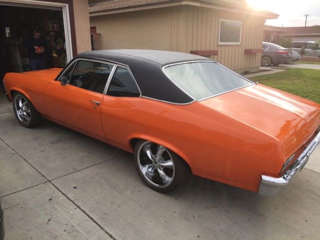 1969 Classic Orange Chevrolet Nova Coupe