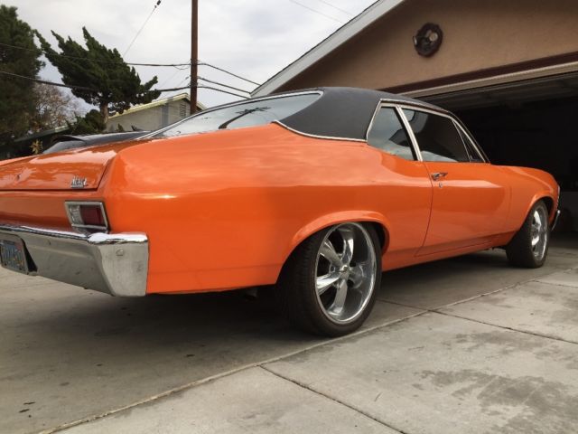 1969 Classic Orange Chevrolet Nova Coupe
