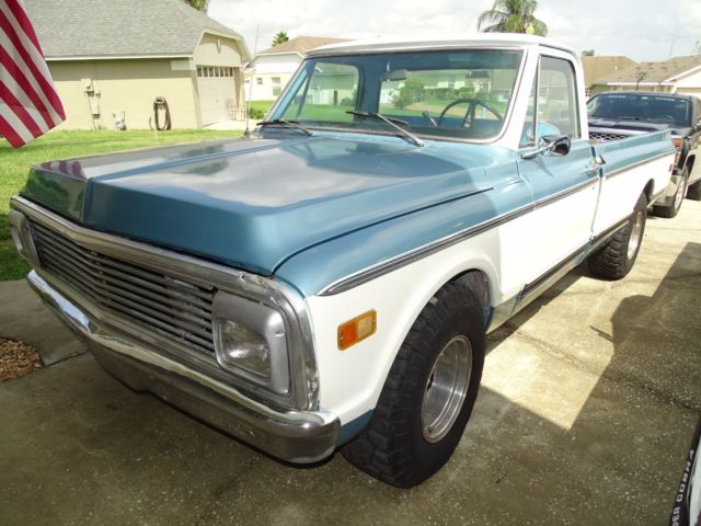 1969 Blue Chevrolet C-10 Standard Cab Pickup