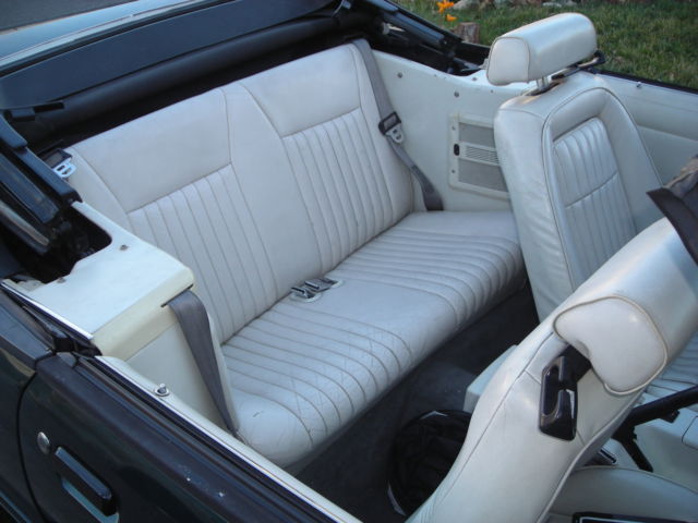 1990 Emerald Jewel Green clearcoat metallic Ford Mustang Convertible