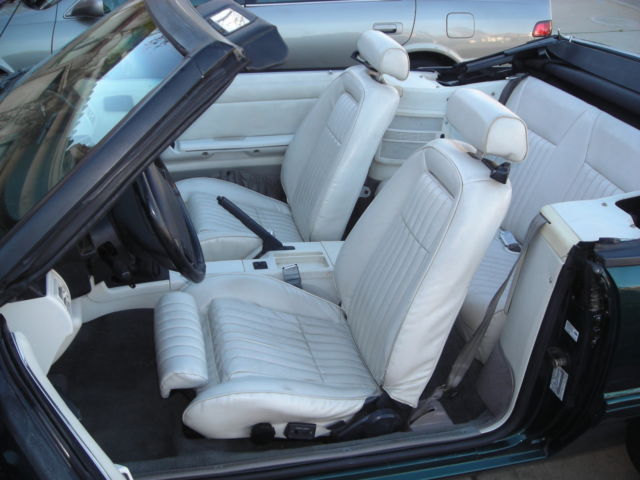 1990 Emerald Jewel Green clearcoat metallic Ford Mustang Convertible