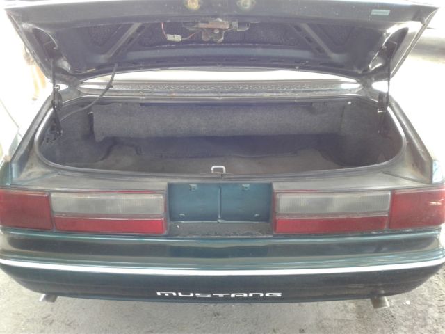 1990 Green Ford Mustang Convertible