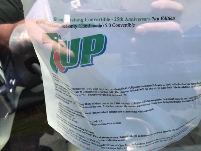 1990 Green Ford Mustang Convertible