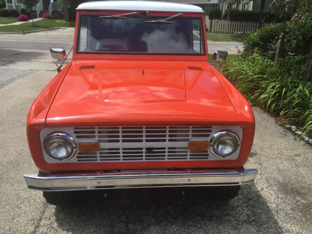 1970 Orange Ford Bronco
