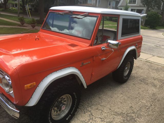 1970 Orange Ford Bronco