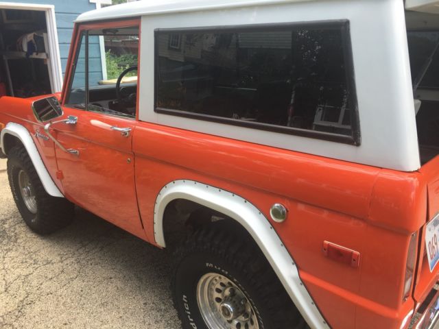 1970 Orange Ford Bronco
