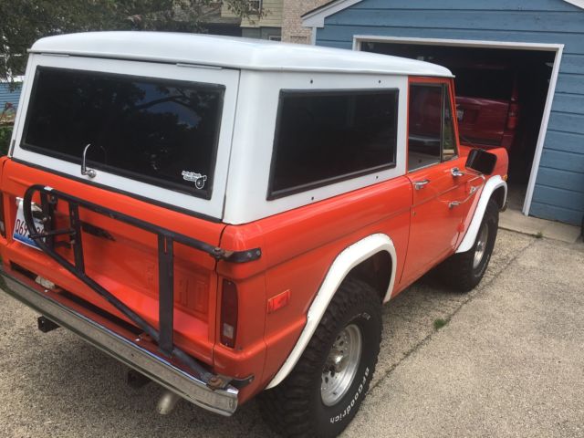 1970 Orange Ford Bronco