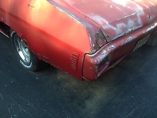 1970 red Chevrolet Chevelle