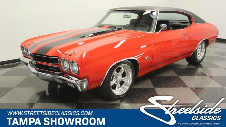 1970 Red Chevrolet Chevelle Coupe