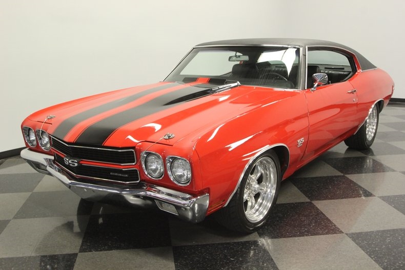 1970 Red Chevrolet Chevelle Coupe