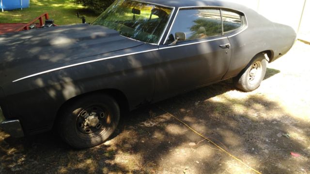 1970 Black Chevrolet Chevelle Coupe