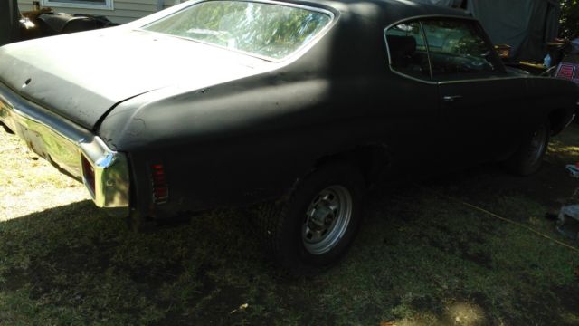 1970 Black Chevrolet Chevelle Coupe