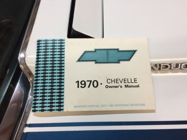 1970 Blue Chevrolet Chevelle Coupe