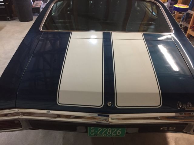 1970 Blue Chevrolet Chevelle Coupe