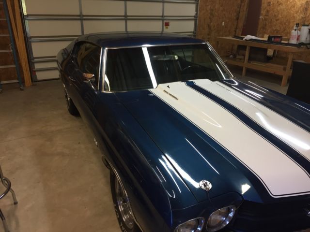1970 Blue Chevrolet Chevelle Coupe