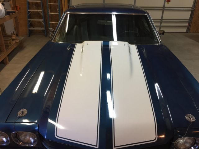 1970 Blue Chevrolet Chevelle Coupe