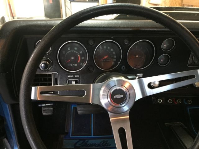 1970 Blue Chevrolet Chevelle Coupe