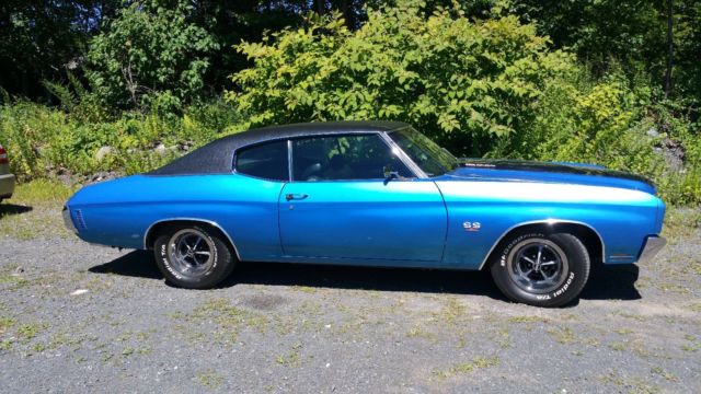 1970 Blue Chevrolet Chevelle Coupe