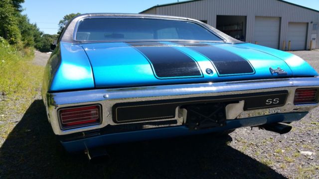 1970 Blue Chevrolet Chevelle Coupe