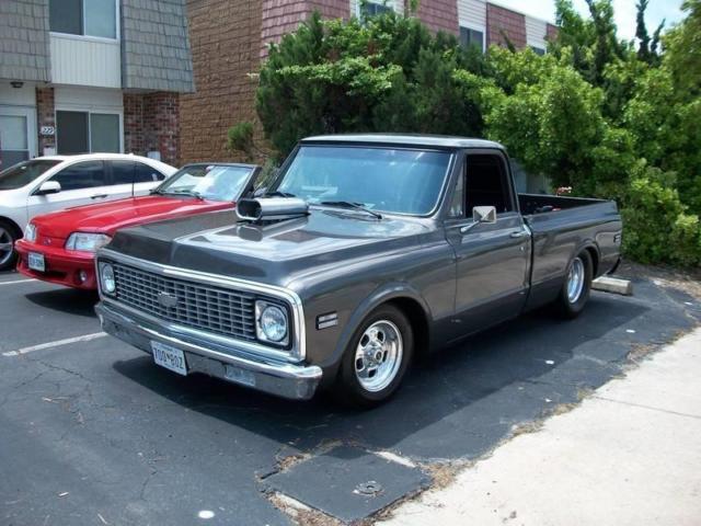 1970 Gunmetal Chevrolet C-10 Standard Cab Pickup